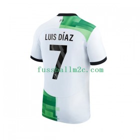Fußballtrikots Liverpool Luis Diaz 7 Auswärts Trikotsatz 2023-2024